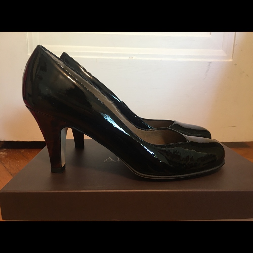 Anyi Lu Black Tortoise Shell Emily Pumps